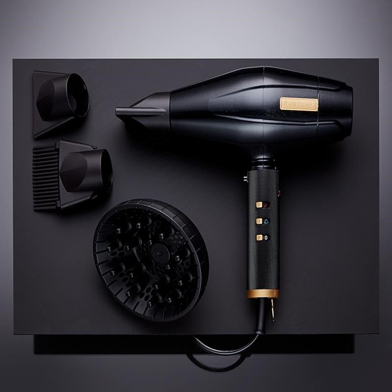BaByliss FXBDB1E Pro 4Artists fén na vlasy, 2200 W, 3 teploty, 2 rychlosti, iontový generátor, černá12 