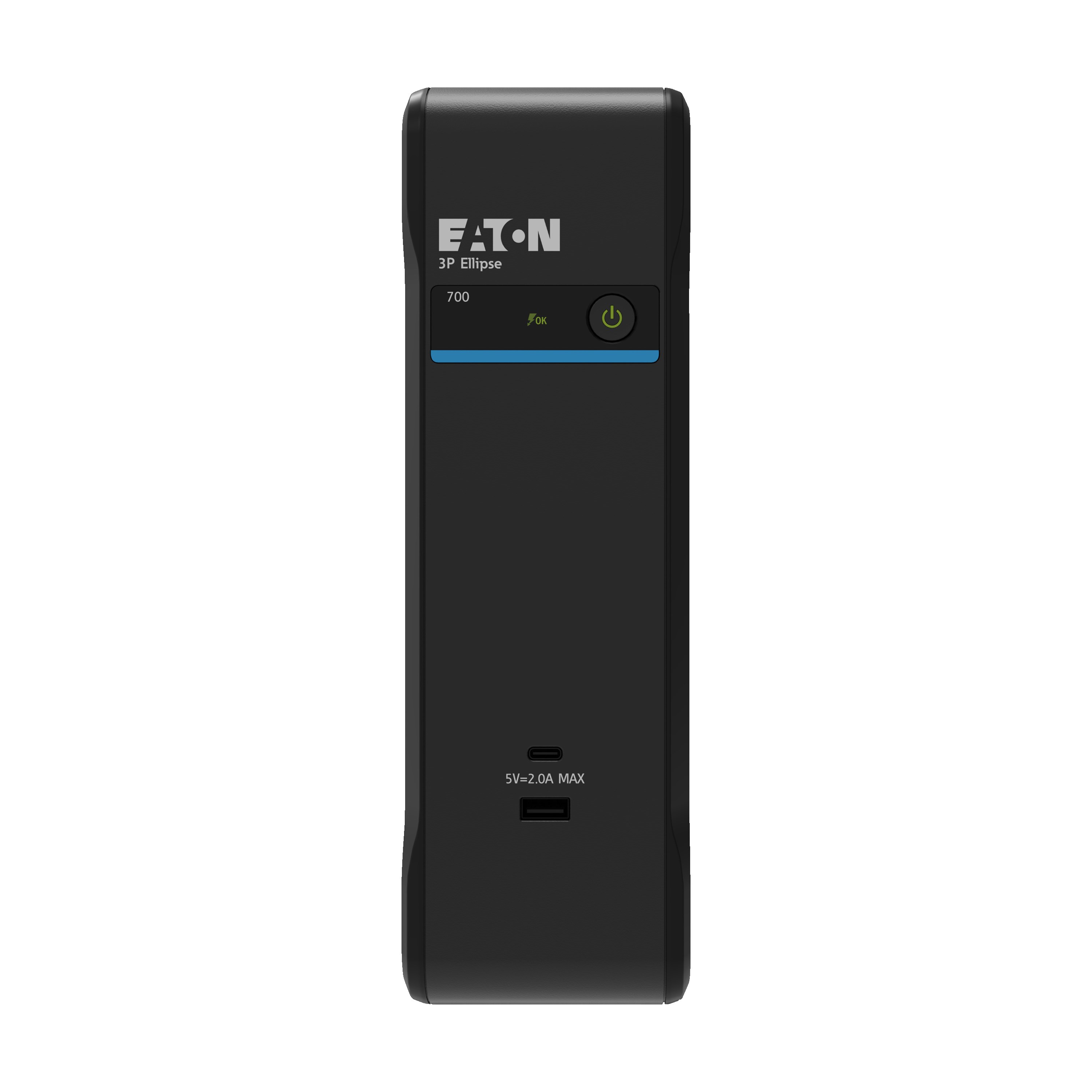 Eaton 3P Ellipse UPS USB FR,  700 VA,  420 W,  Vstup: C14,  Výstupy: (3) Typ E,  (1) Pouze přepěťová ochrana Typ E,  USB nabíj0 