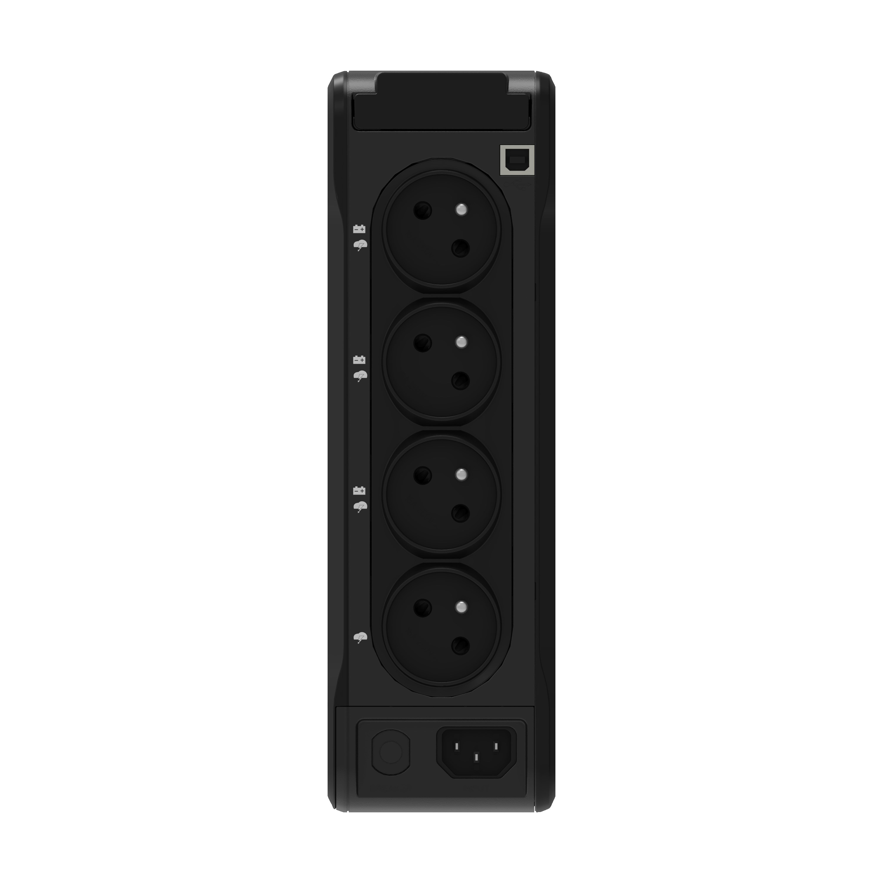Eaton 3P Ellipse UPS USB FR,  700 VA,  420 W,  Vstup: C14,  Výstupy: (3) Typ E,  (1) Pouze přepěťová ochrana Typ E,  USB nabíj1 