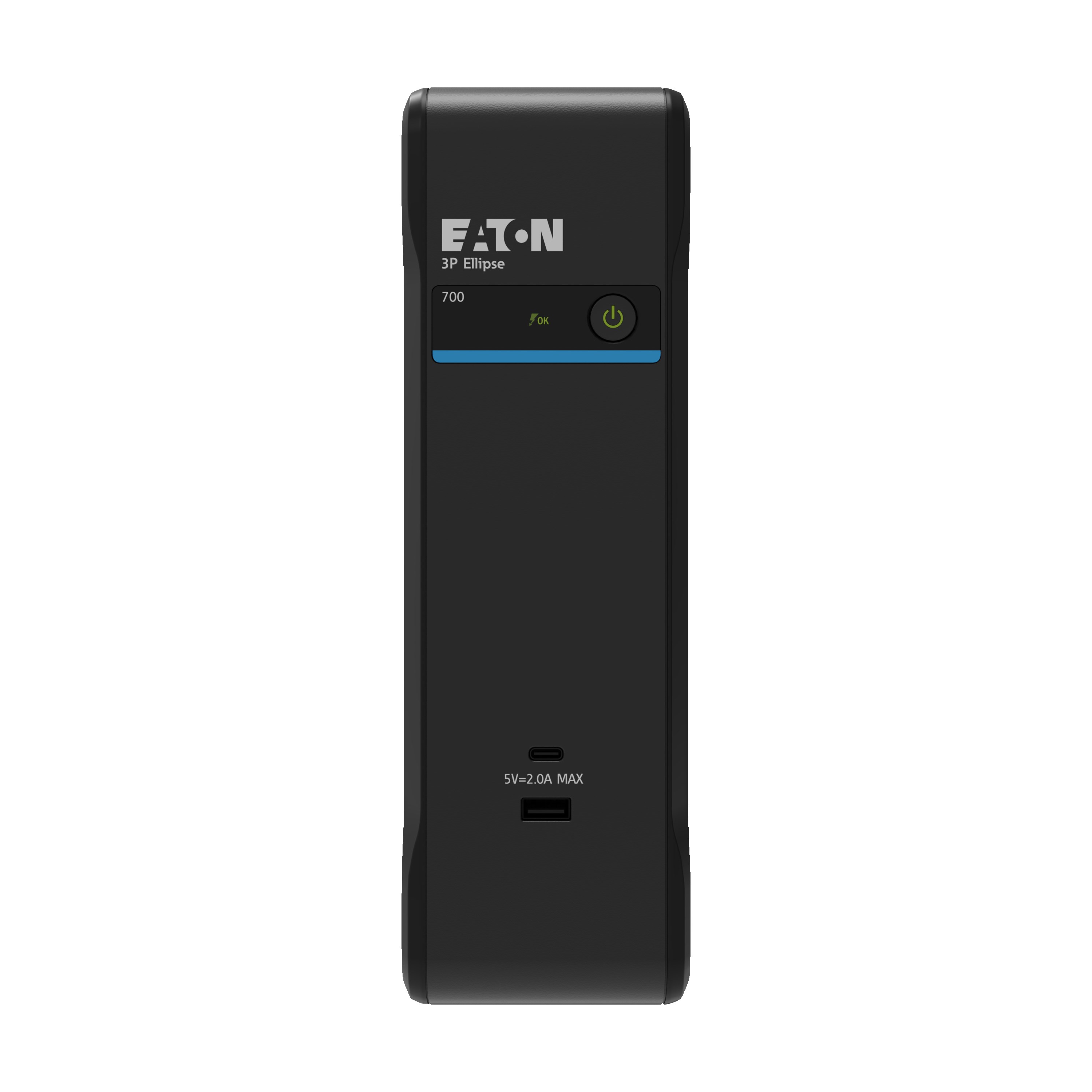 Eaton 3P Ellipse UPS DIN USB,  700VA,  420W,  Vstup: C14,  Výstupy: (3) Typ E,  (1) Pouze přepěťová ochrana Typ E,  Tower0 