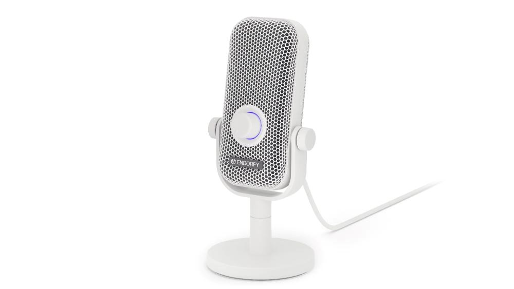 Endorfy mikrofon Solum Voice S, stojánek, pop-up filtr, RGB, USB-C, 3.5mm Jack, Bílá2 