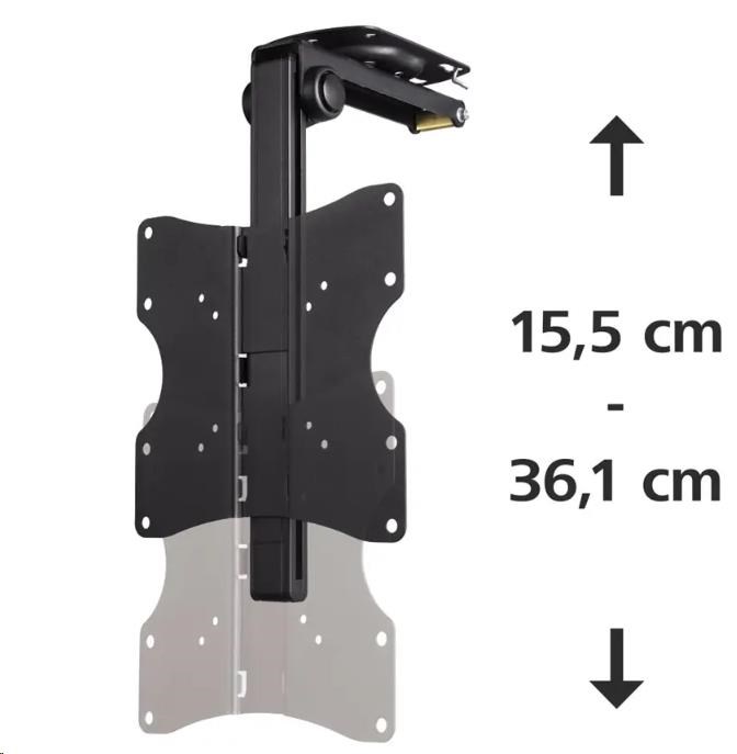 Hama stropní držák TV,  27-47 cm,  sklopný,  200x200,  černý1 