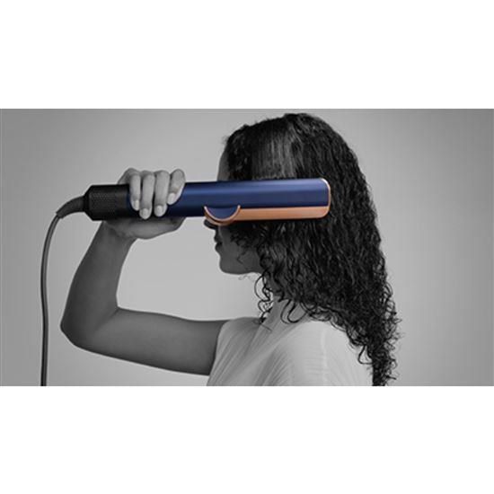 Dyson Airstrait HT01 žehlička na vlasy,  LCD displej,  Hyperdymium™ motor,  automatická pauza,  pruská modrá/ měděná6 