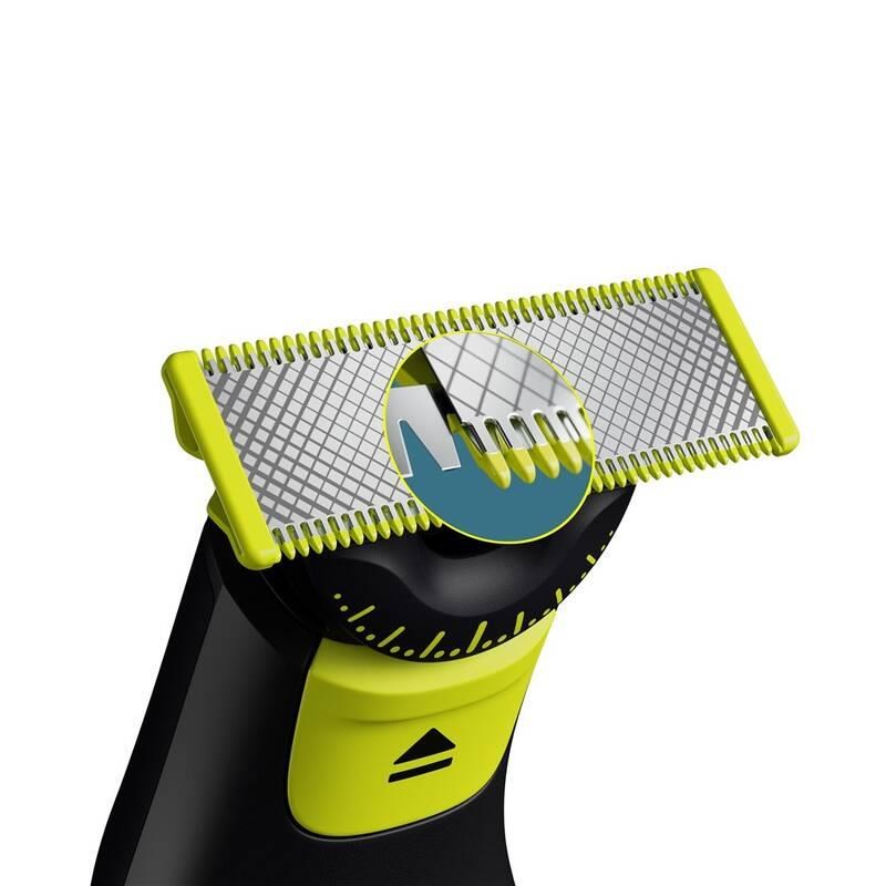 Philips OneBlade Pro 360 QP6542 15 zastřihovač, voděodolný, 3 nástavce, akumulátorový provoz4 