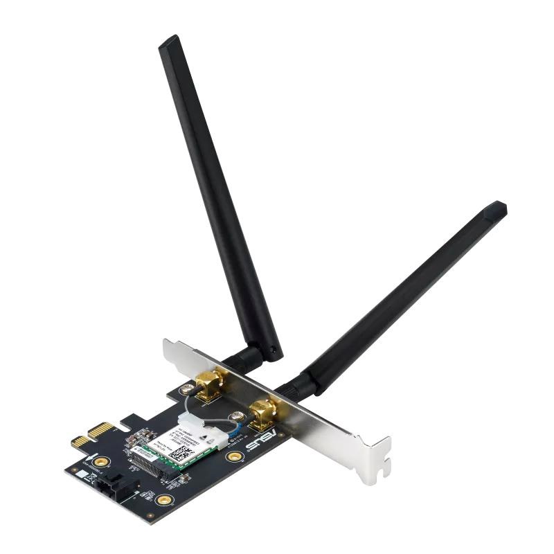 ASUS PCE-BE6500 WiFi 7 PCIe Adaptér,  Bluetooth 5.4,  PCIe 1x Slot,  WPA30 