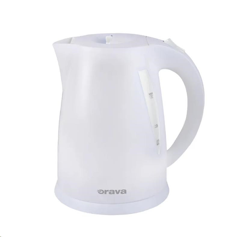 Orava VK-3117 W varná konvice 2000 W, 1.7 l, automatické vypnutí, bílá0 