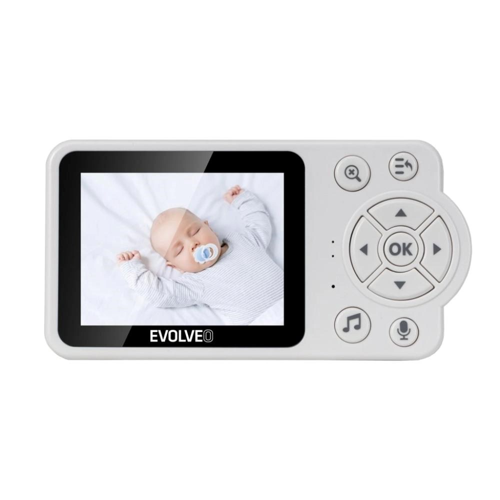 EVOLVEO Baby Monitor N3,  LCD displej,  IR přísvit,  modrá1 