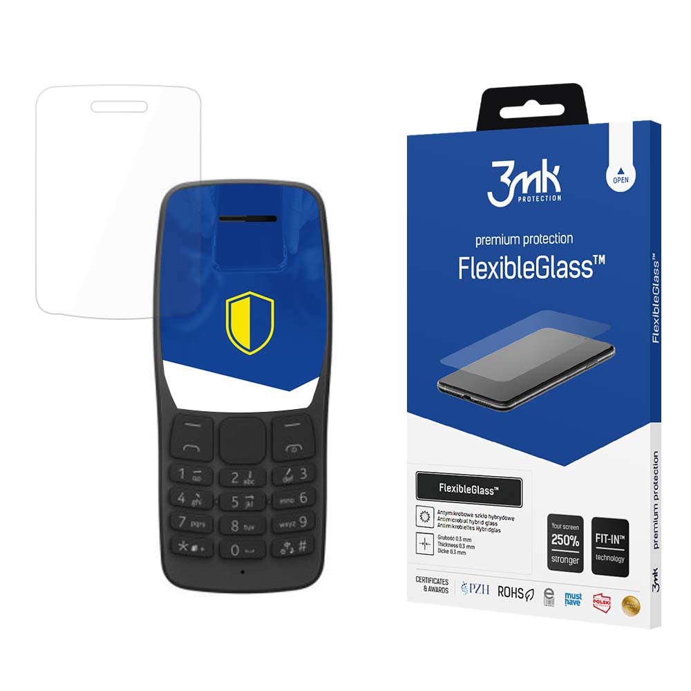 3mk hybridní sklo FlexibleGlass pro Nokia 1100 