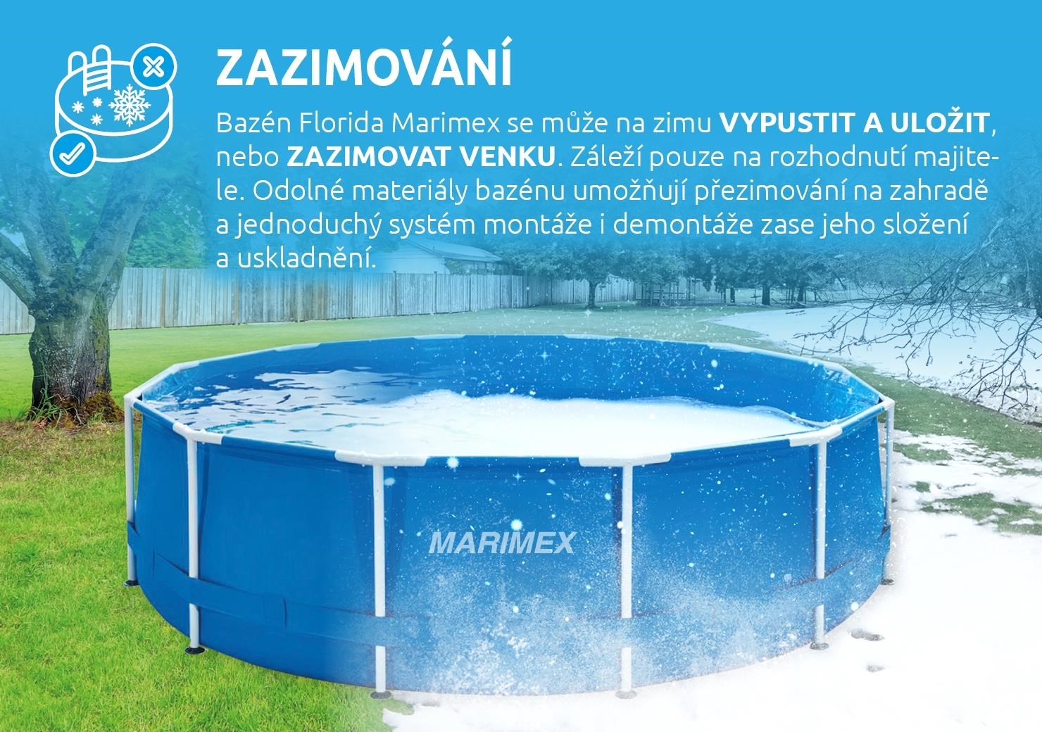 Marimex Florida bazén 4,57x1,32 m bez příslušenství - motiv RATAN3 
