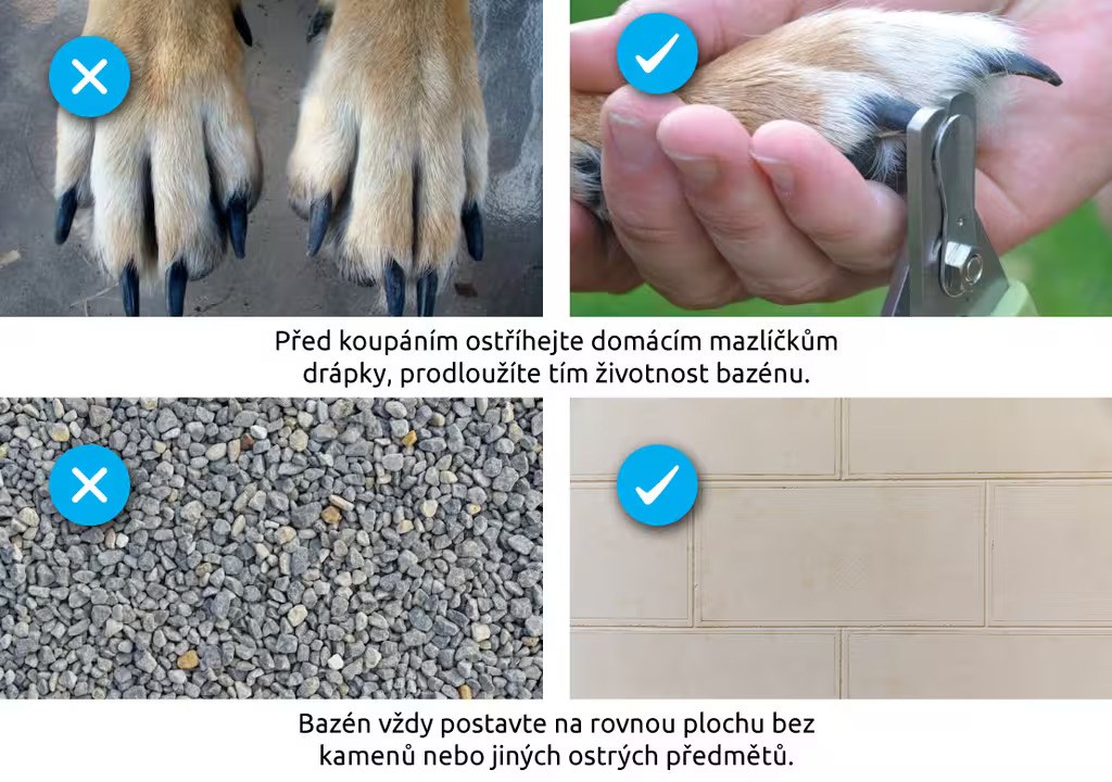 Marimex skládací bazén pro psy - průměr 80 cm5 