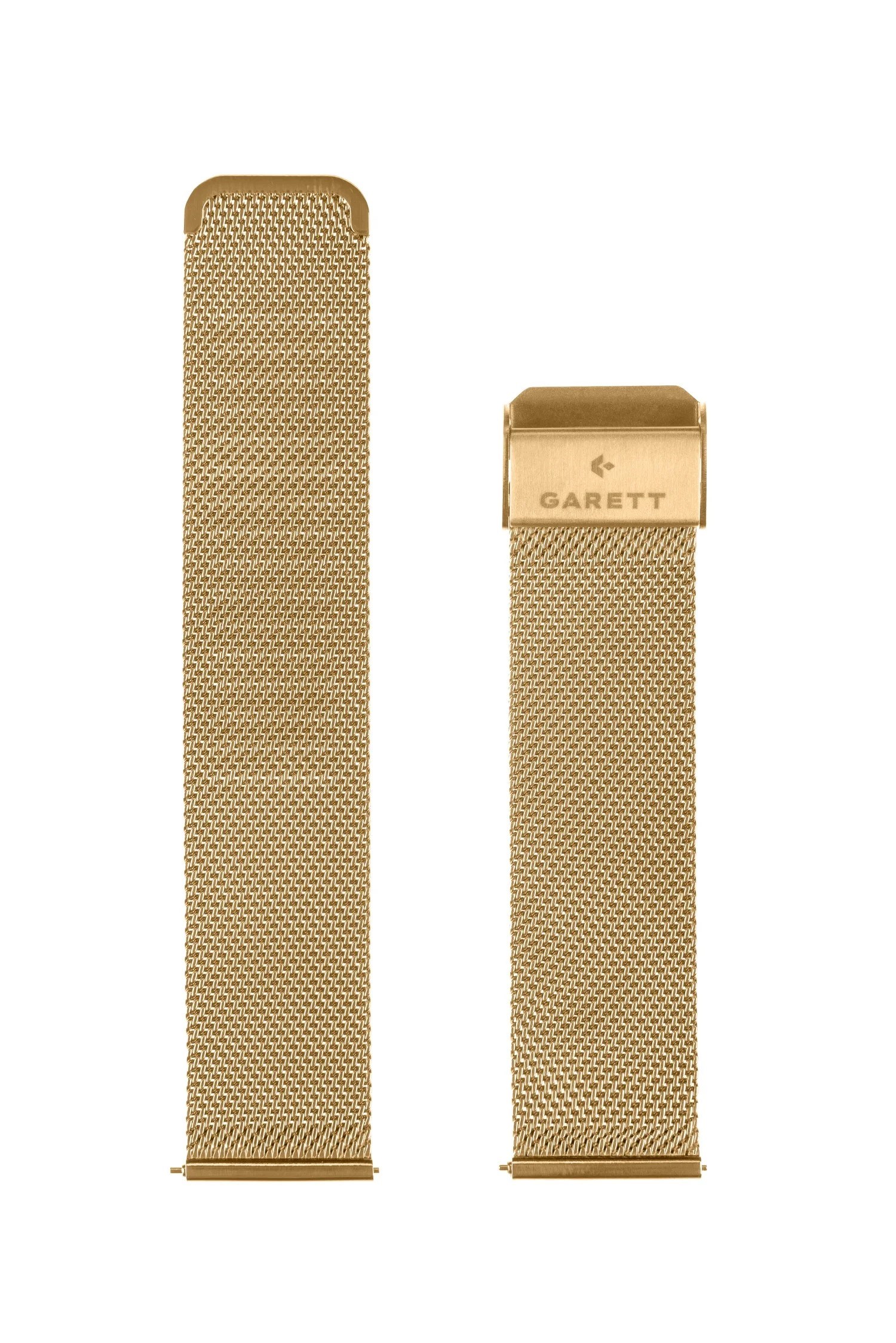 Garett univerzální řemínek 18 mm,  zlatý kovový,  typ Mesh gold0 