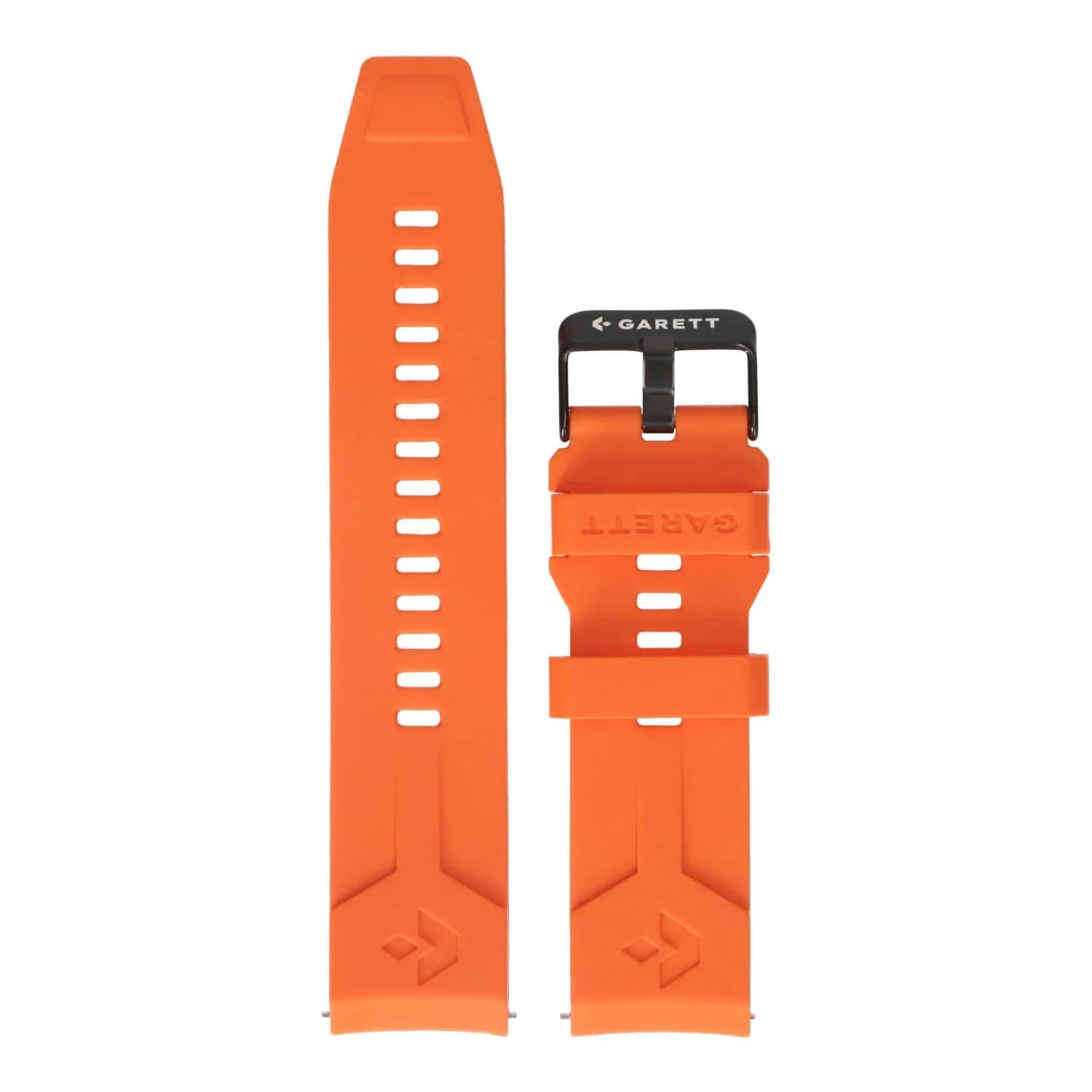 Garett  univerzální řemínek 22 mm,  oranžový silikonový0 