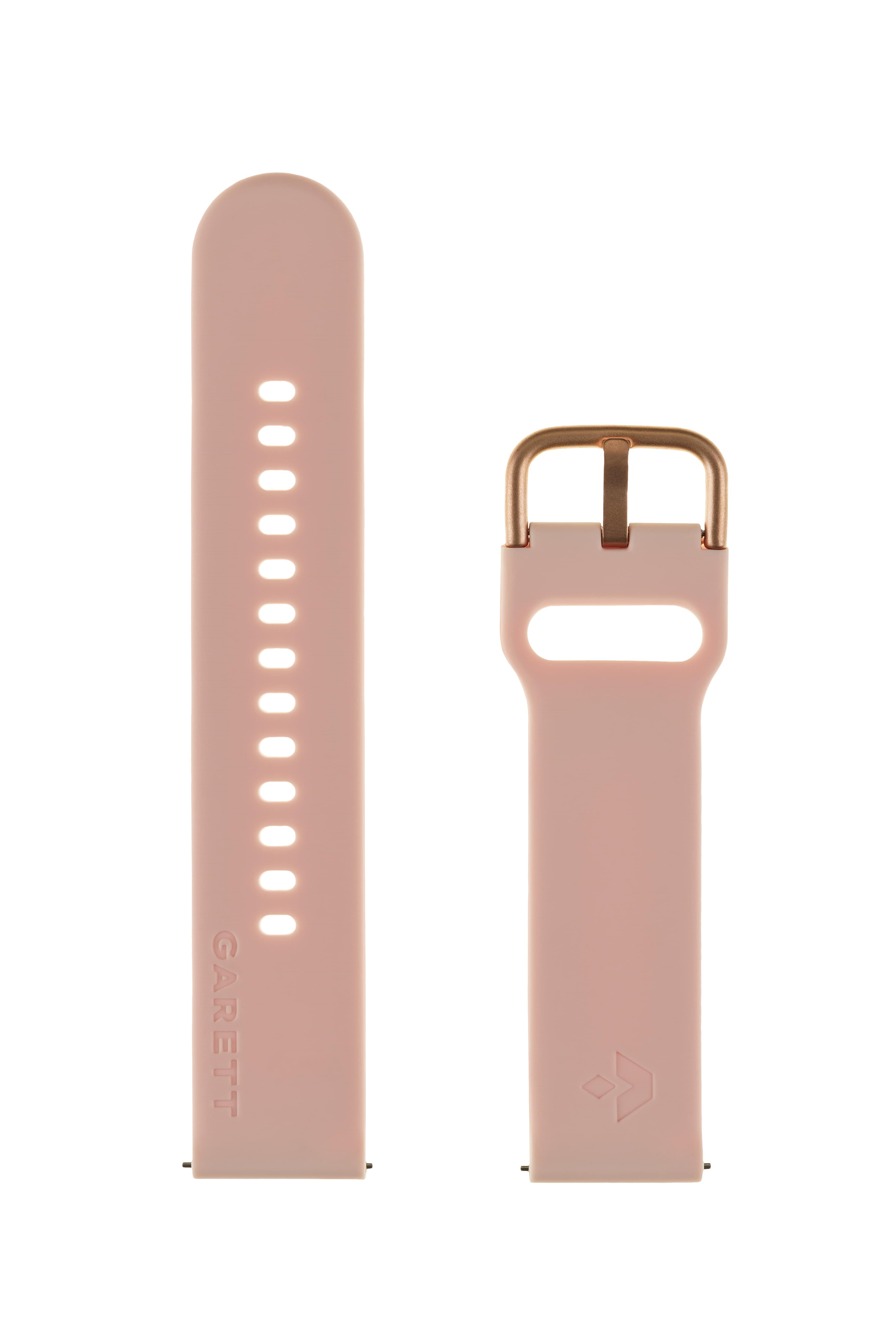 Garett univerzální řemínek 22 mm,  růžový0 