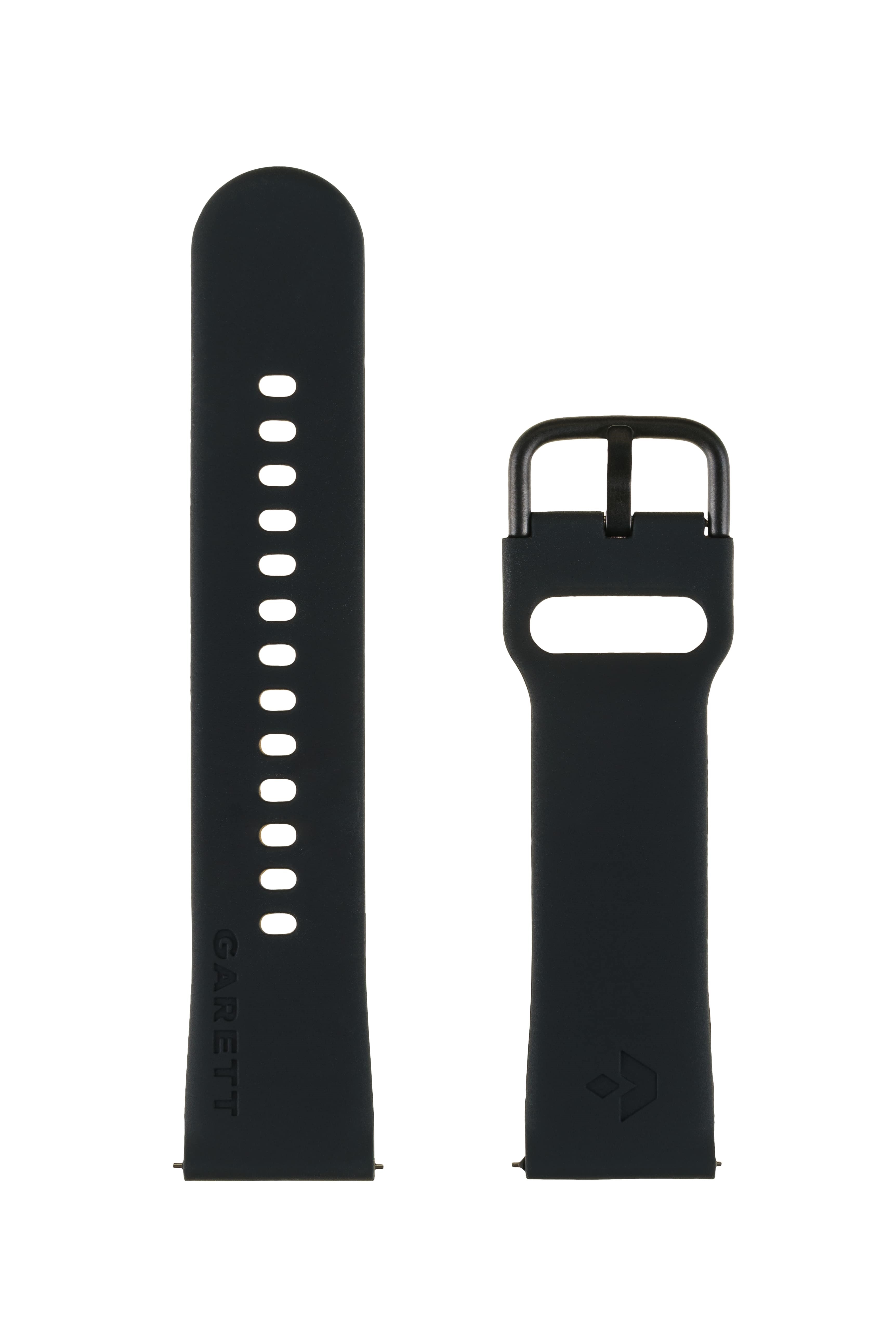 Garett univerzální řemínek 22 mm,  černý0 