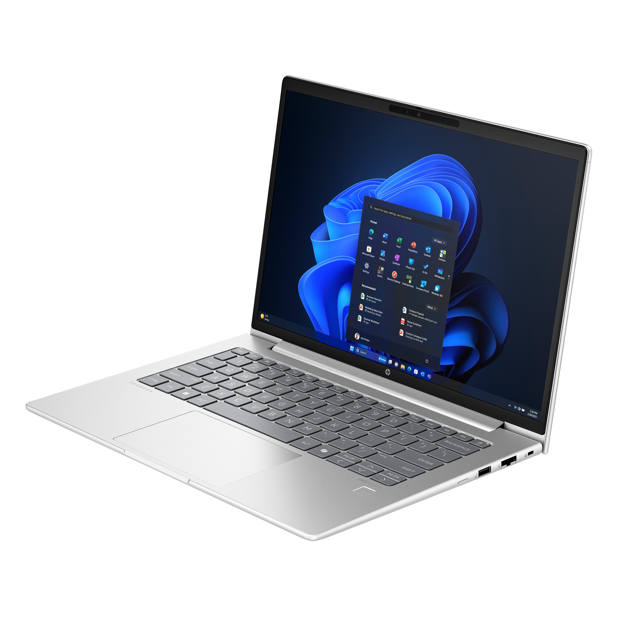 HP NTB ProBook 445 G11 R7 7735U 14.0 WUXGA UWVA 300,  2x8GB,  1TB,  FpS,  ax,  BT,  backlit keyb,  Win11,  3y onsite0 