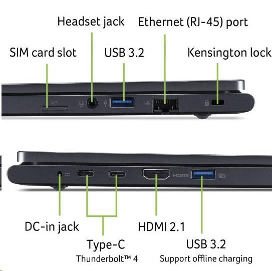 ACER NTB TravelMate P4 16 (TMP416-72-74R1), i7-13700H, 16