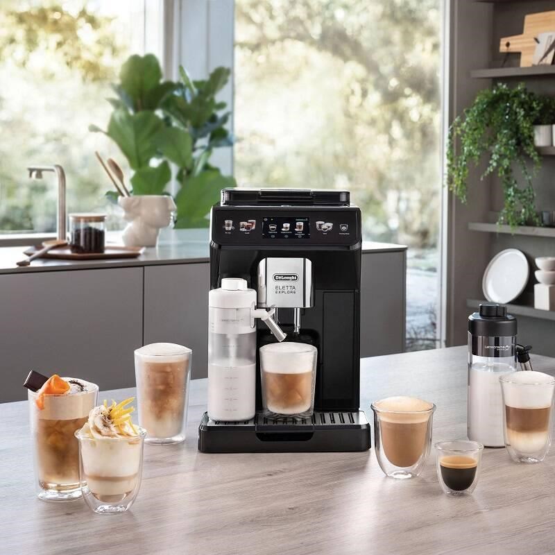 DeLonghi Eletta Explore ECAM 450.55.G automatický kávovar, 1450 W, 19 barů, systém LatteCrema, mlýnek na kávu2 