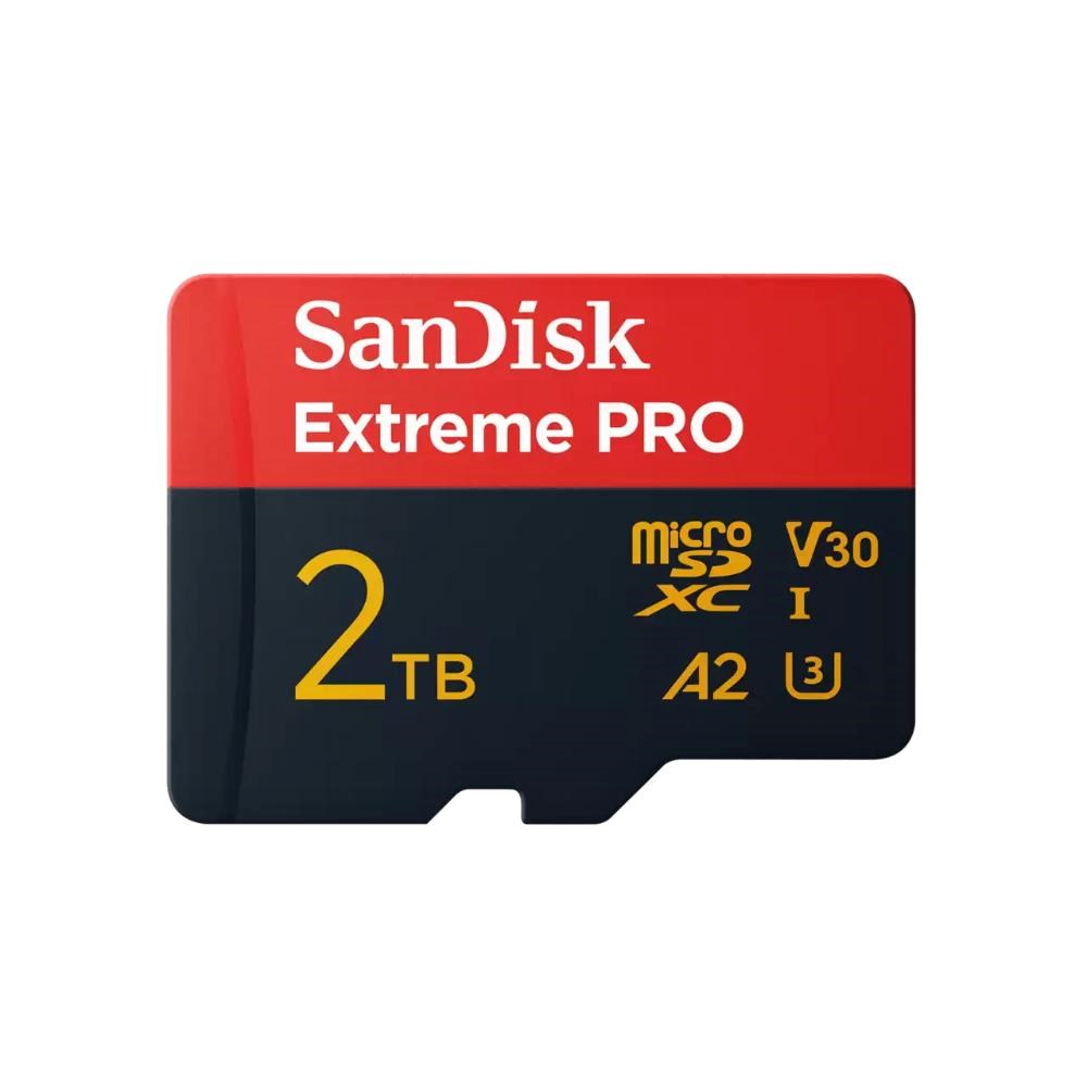 SanDisk micro SDXC karta 2TB Extreme PRO (250 MB s A2 UHS-I U3 V30) + adaptér0 