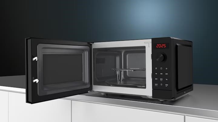 Siemens iQ300 FE023LMB2 mikrovlnná trouba, 800 W, talíř 27 cm, funkce grill, černá5 