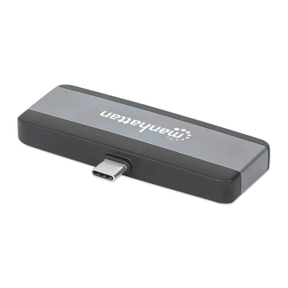 MANHATTAN Dokovací stanice USB-C 4v1, HDMI, USB-C PD 100W, USB-A 3.0, 3.5mm Jack4 
