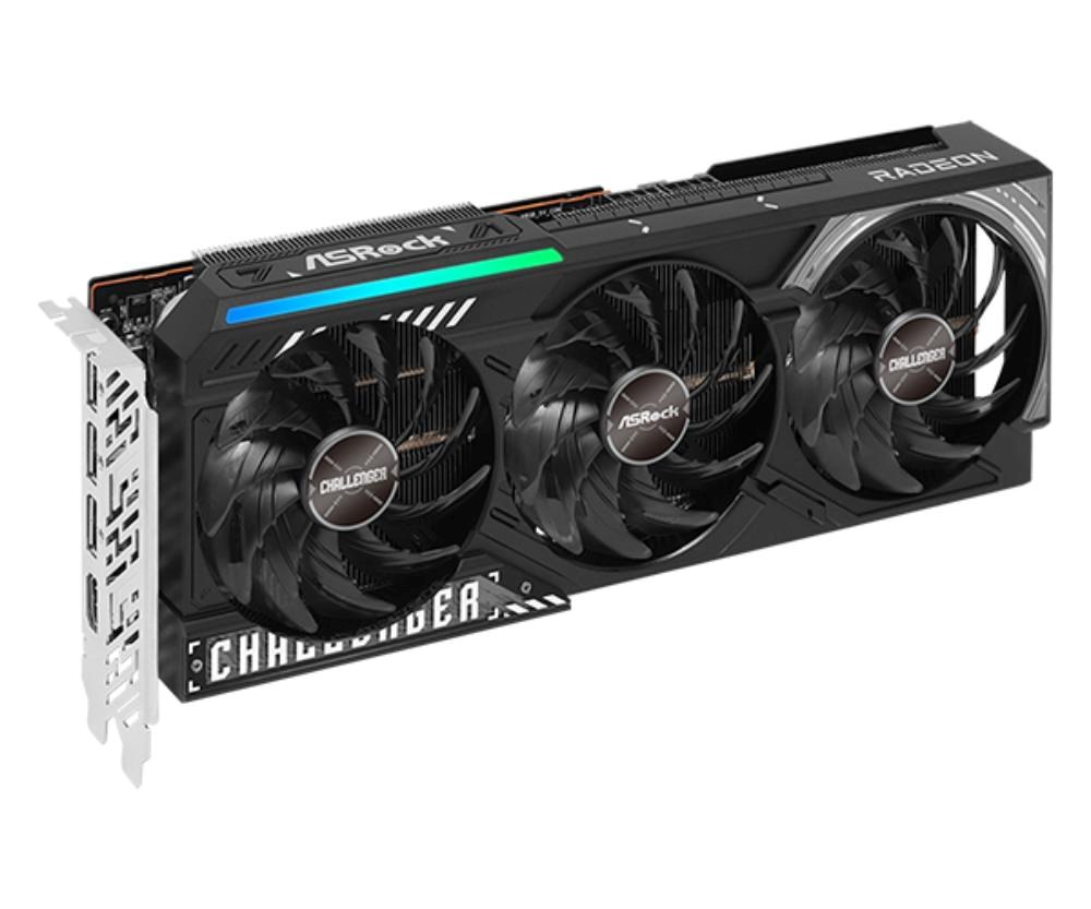 ASRock VGA AMD Radeon RX 9070 Challenger 16GB,  RX 9070,  16GB GDDR6,  3xDP,  1xHDMI2 