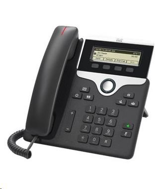 BAZAR - Cisco CP-7811-3PCC-K9=,  VoIP telefon,  1line,  2x10/ 100,  displej,  PoE - Rozbaleno (Komplet)0 