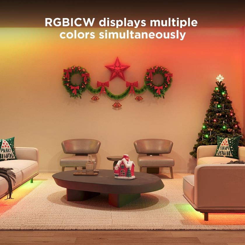 Govee WiFi RGBICW Smart PRO LED pásek 3m MATTER - extra odolný6 