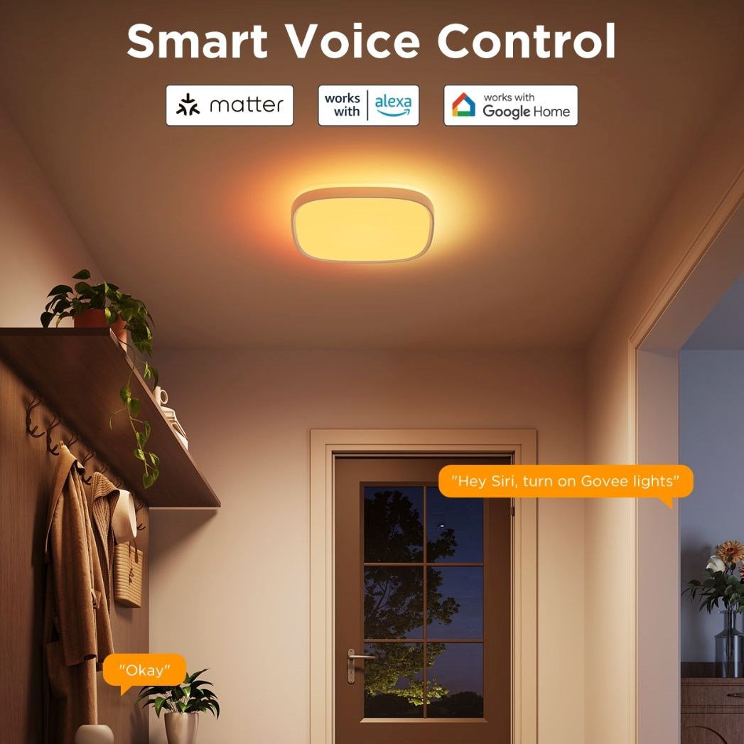 Govee RGBICWW Smart duální stropní světlo 2400lm 30cm Matter3 