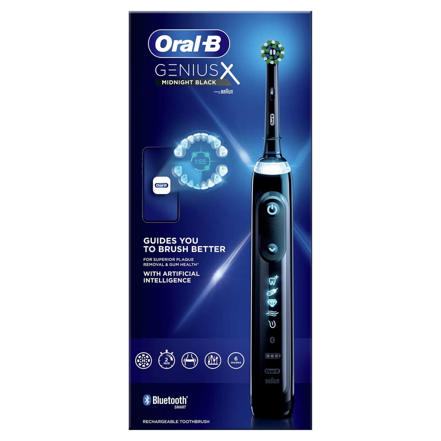 Oral-B Genius X Midnight Black elektrický zubní kartáček1 