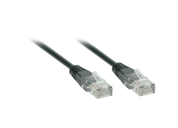 Solight UTP CAT.5E kabel, RJ45 konektor - RJ45 konektor, sáček, 3m0 