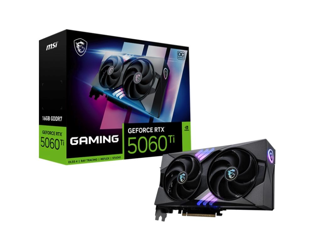 MSI GeForce RTX 5060 Ti/ Gaming/ OC/ 16GB/ GDDR7