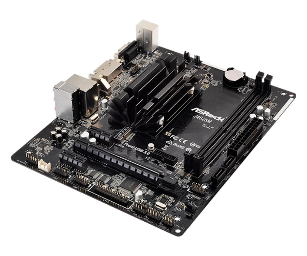 ASRock MB Intel procesor J4025M,  2xDDR4,  HDMI,  VGA,  DVI-D,  mATX2 