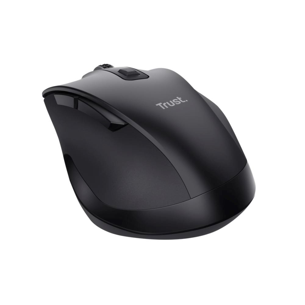 Trust Fyda Multi-device Wireless Mouse/ Kancelárska/ Optická/ Pre pravákov/ 2 400 DPI/ USB+BT/ Čierna