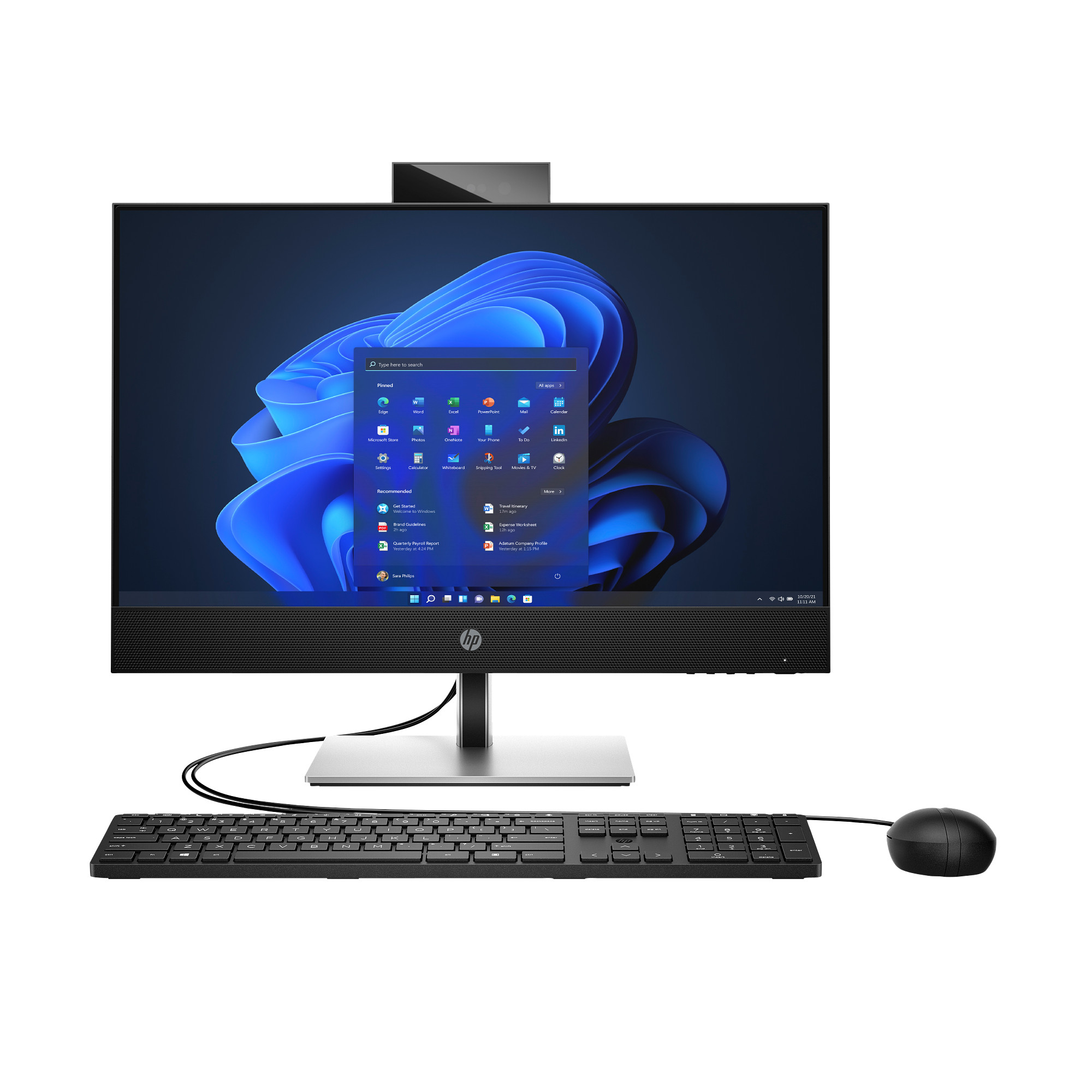 HP AIO ProOne 440G9 AiO 23.8 NT i5-12500T, 16GB, 512GB NVMe,  WiFi 6E + BT, kláv. a myš, 120W,  DP+HDMI+HDMI IN, Win11Home4 