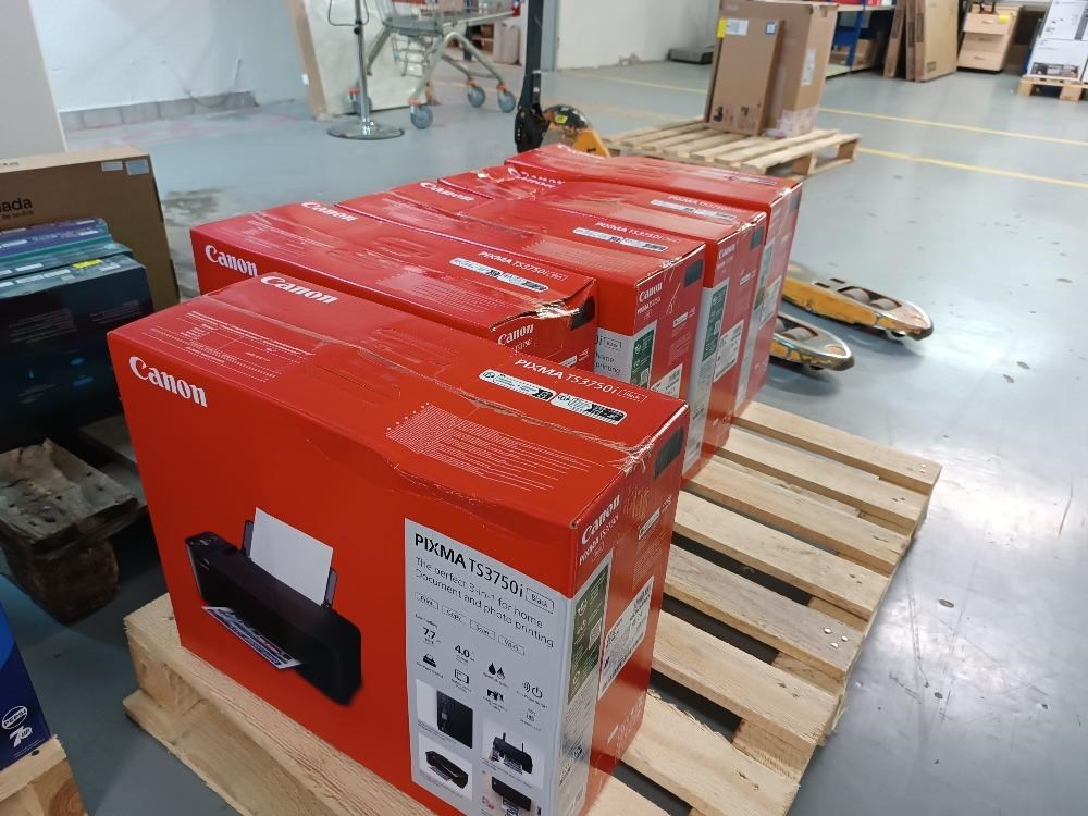 BAZAR -Canon PIXMA Tiskárna TS3750i black - barevná,  MF (tisk,  kopírka,  sken,  cloud),  USB,  Wi-Fi ( poškodený obal )3 