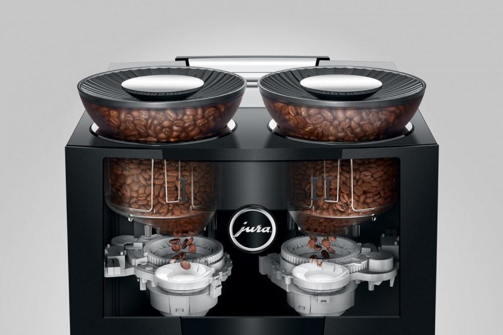 Jura GIGA 10 Diamond Black prémiový automatický kávovar, WiFi Connect, 2 zásobníky kávy11 