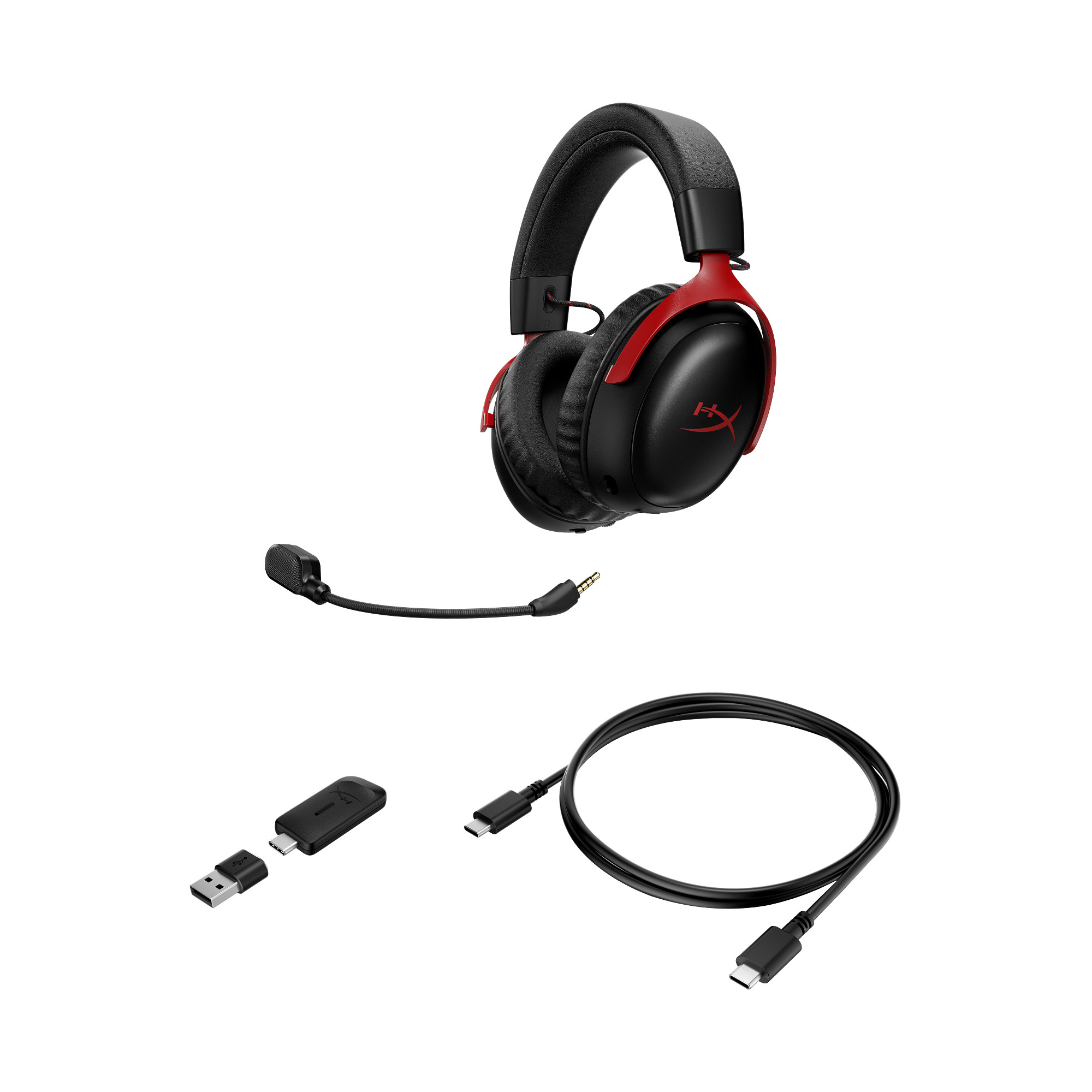 HyperX Cloud III S Wireless Black-Red Gaming Headset21 