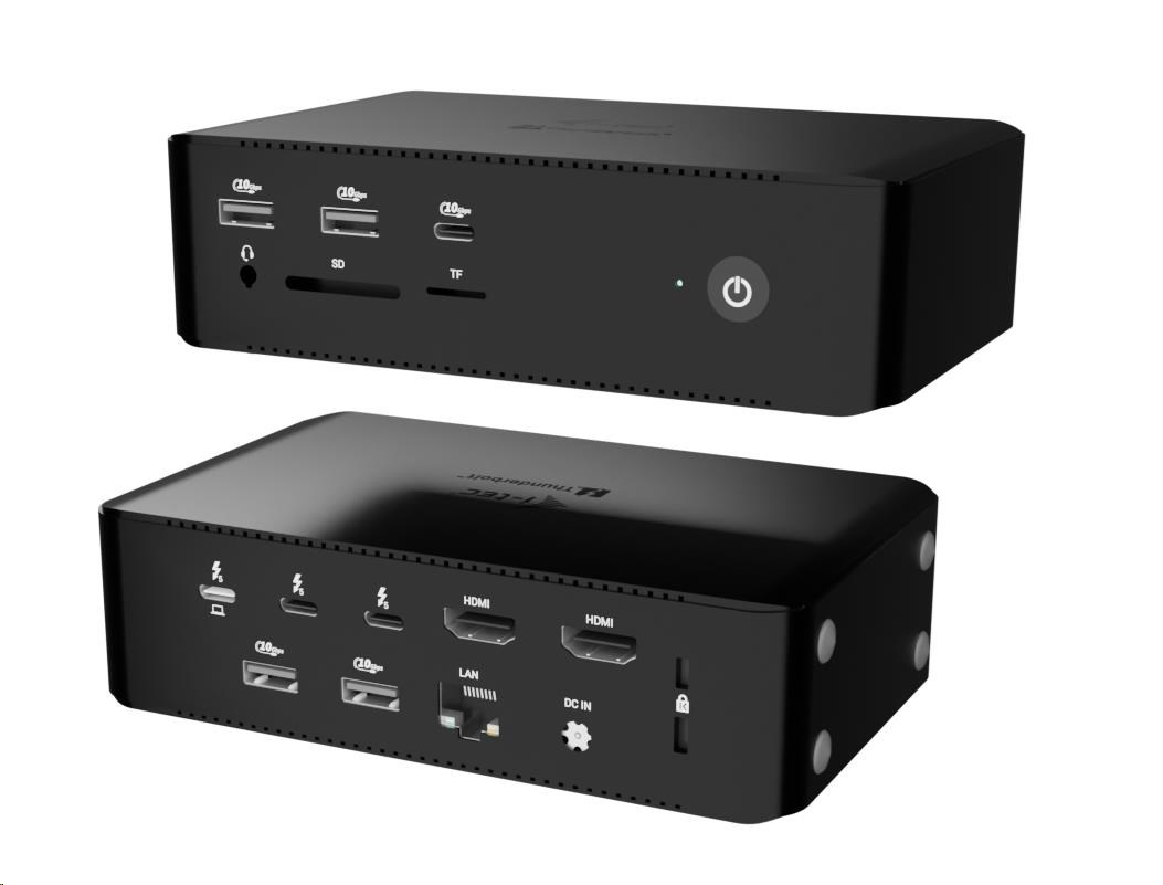 i-tec Thunderbolt 5 Quattro Display Docking Station,  Power Delivery 140W1 