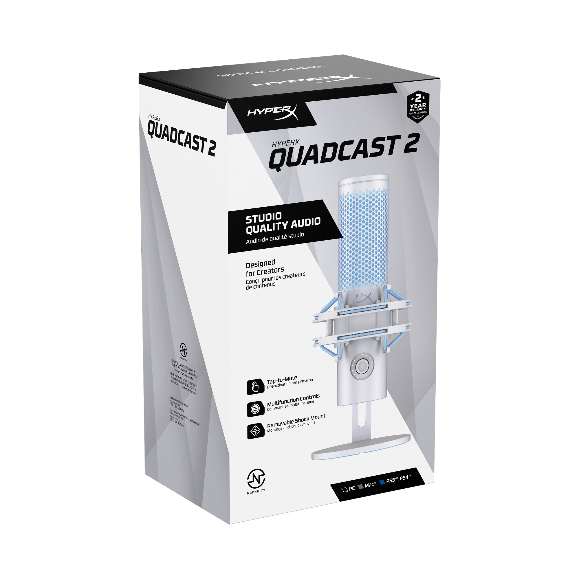 HyperX QuadCast 2 FRS Mic10 