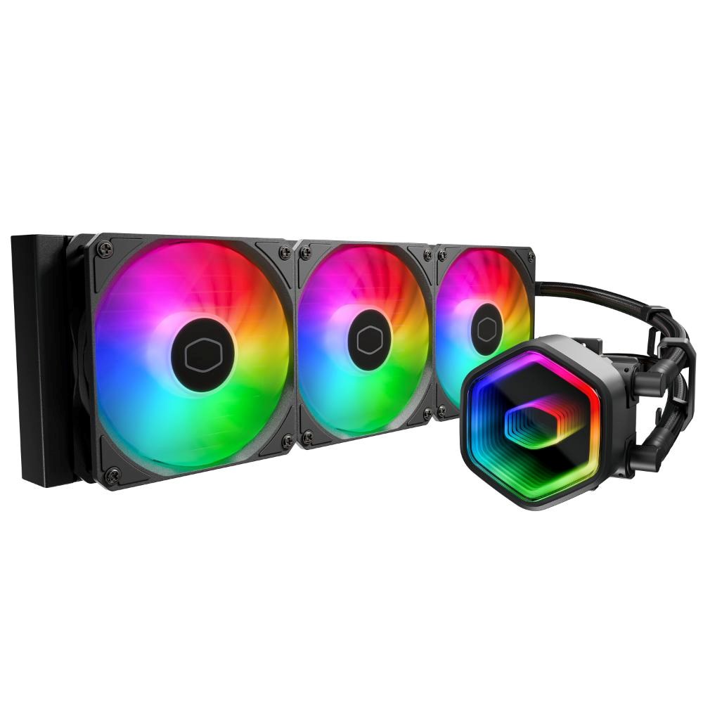 Cooler Master vodní chladič MasterLiquid 360 Core II,  3x120mm,  LGA1851,  AM5,  černá0 