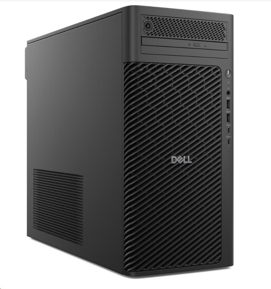 DELL PC Pro Max Tower T2 FCT2250/ 1500W/ TPM/ U7-265/ 16GB/ 512SSD/ Integrated/ vPro/ Kb/ Mouse/ W11 Pro/ 3Y PS NBD2 
