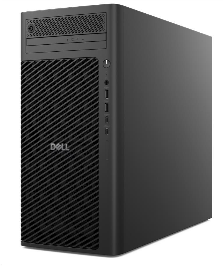DELL PC Pro Max Tower T2 FCT2250/ 1500W/ TPM/ U7-265/ 16GB/ 512SSD/ Integrated/ vPro/ Kb/ Mouse/ W11 Pro/ 3Y PS NBD0 