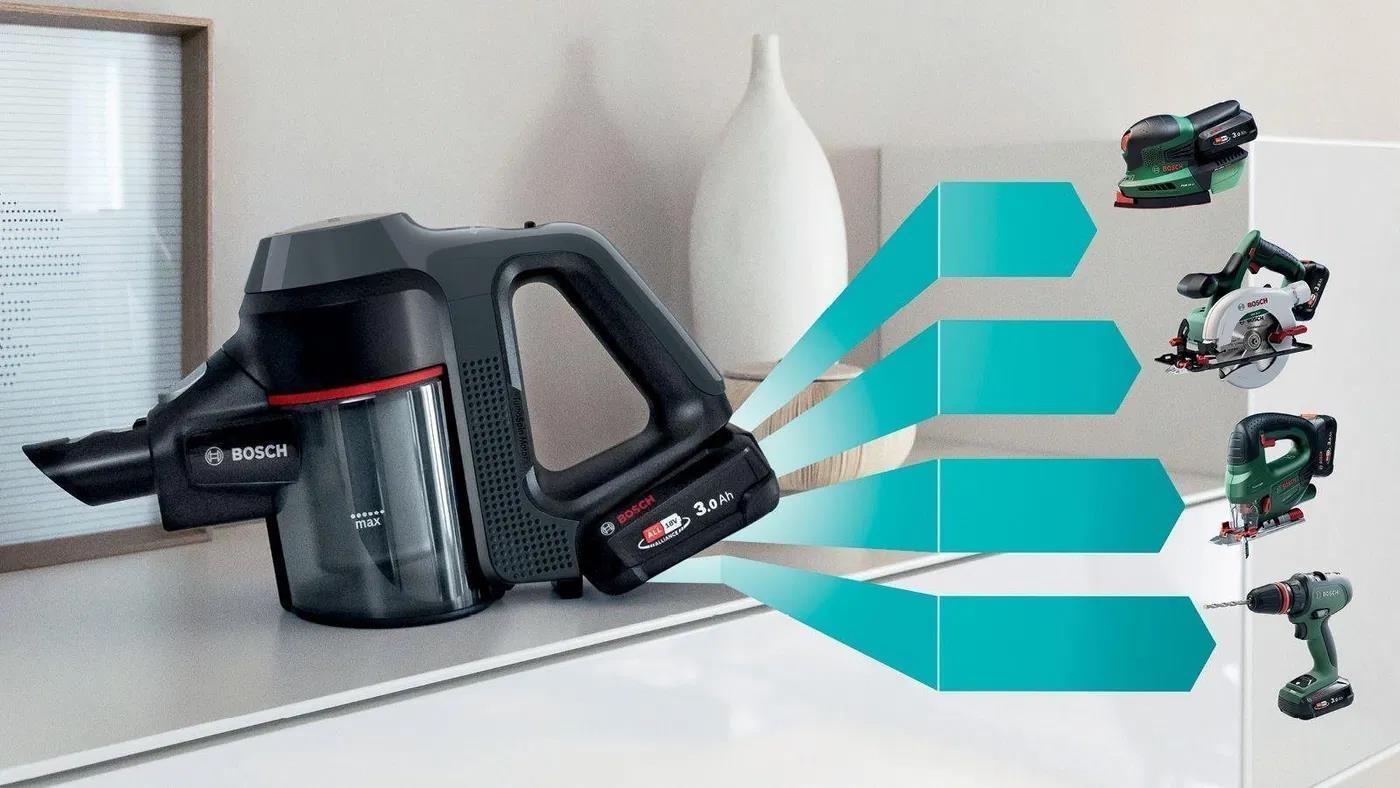 Bosch Unlimited 7 Grafit tyčový vysavač,  akumulátorový,  HEPA H13 filtr,  na všechny druhy podlah,  šedá4 