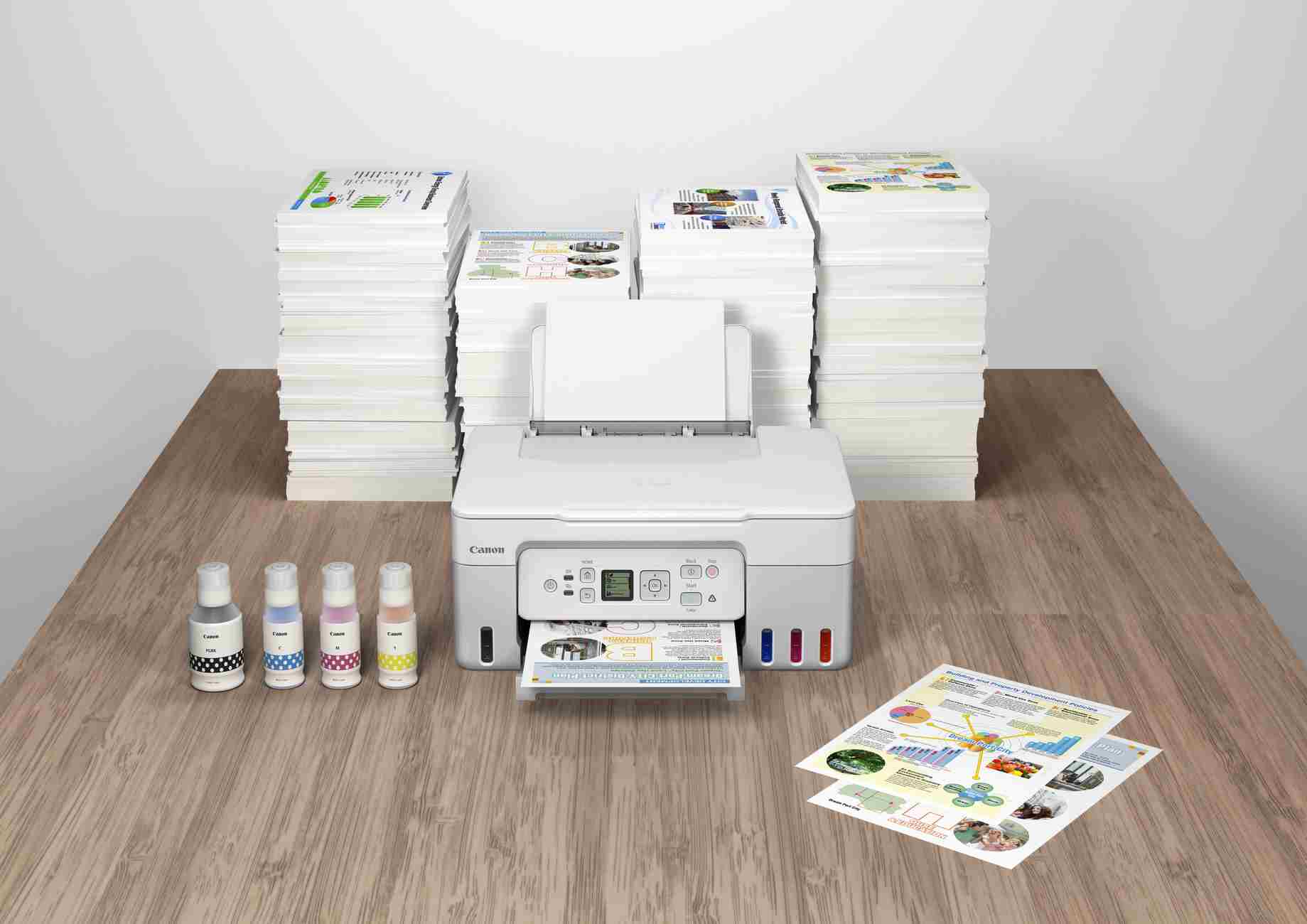 BAZAR - Canon PIXMA Tiskárna bílá G3470 WHITE (doplnitelné zásobníky inkoustu) - MF (tisk, kopírka, sken),  USB,  Wi-Fi - A43 