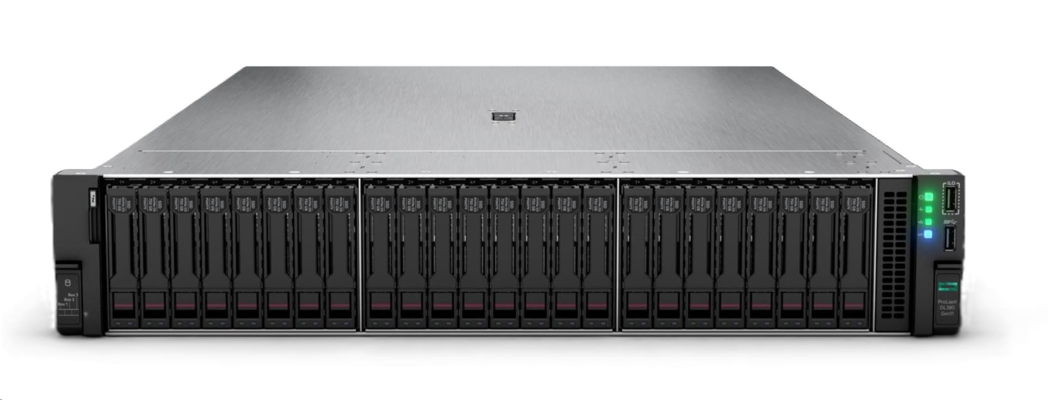 HPE PL DL380g11 4510 (2.4G/ 12C) 2x32G (p64706) 2x480G 8SFF MR408i-o 2x1000W 4p1To Smart Choice10 