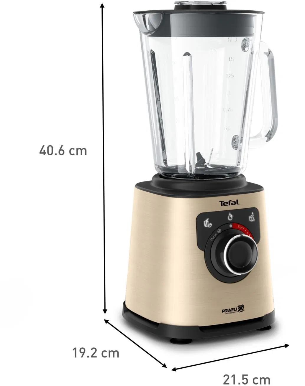 Tefal BL871A31 Perfectmix+ Beige stolní mixér,  1200 W,  28000 ot/ min,  6 nožů,  přednastavené programy1 