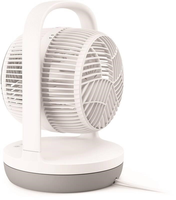Philips 2000 Series CX2050/ 00 stolní ventilátor,  3 rychlosti,  23 dB,  2 režimy,  bílá /  šedá2 