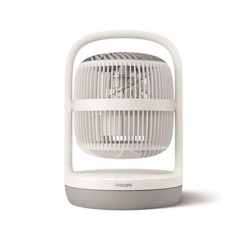 Philips 2000 Series CX2050/ 00 stolní ventilátor,  3 rychlosti,  23 dB,  2 režimy,  bílá /  šedá5 