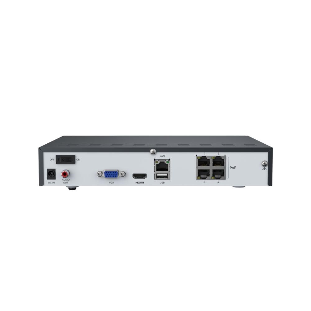 REOLINK bezpečnostní NVR jednotka NVS4, Kapacita až 6TB, 4 Kanálů s 16MP2 