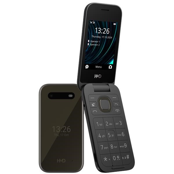 HMD Nokia 2660 Flip Dual SIM,  4G,  černá (2025),  (CZ,  SK,  HU)0 